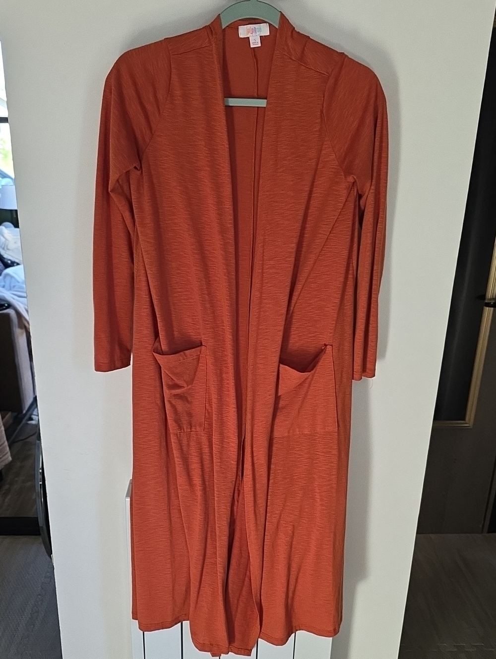 LuLaRoe Rust Orange Lightweight Cardigan